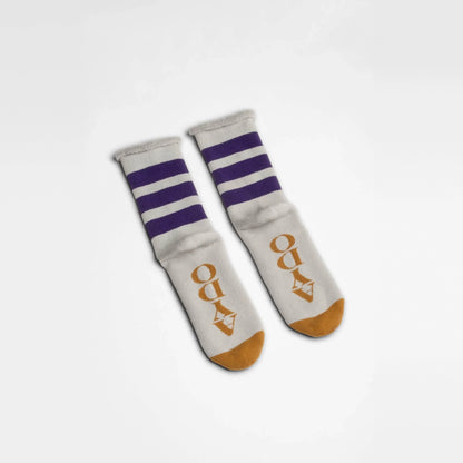 Aydo Studios Baltic Core Temporal Field socks, overhead flat lay