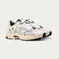 The Mercer Brand Re-Run Classic Off White Sneaker, three-quarter view
