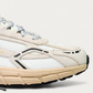 The Mercer Brand Re-Run Desert Off White Sneaker, toe detail
