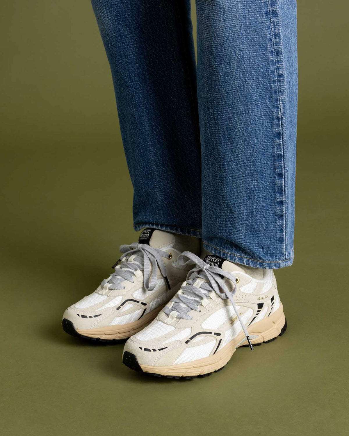 The Mercer Brand Re-Run Desert Off White Sneaker - view 9