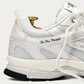 The Mercer Brand Re-Run Pineapple White Sneaker, heel detail
