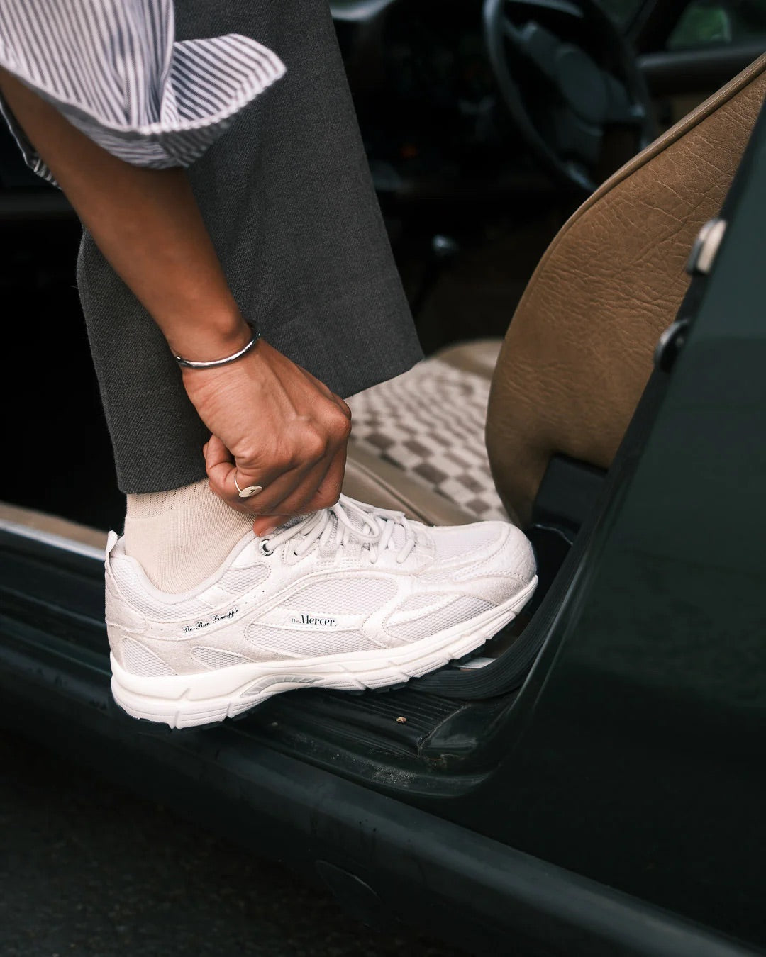 The Mercer Brand Re-Run Pineapple White Sneaker - view 7