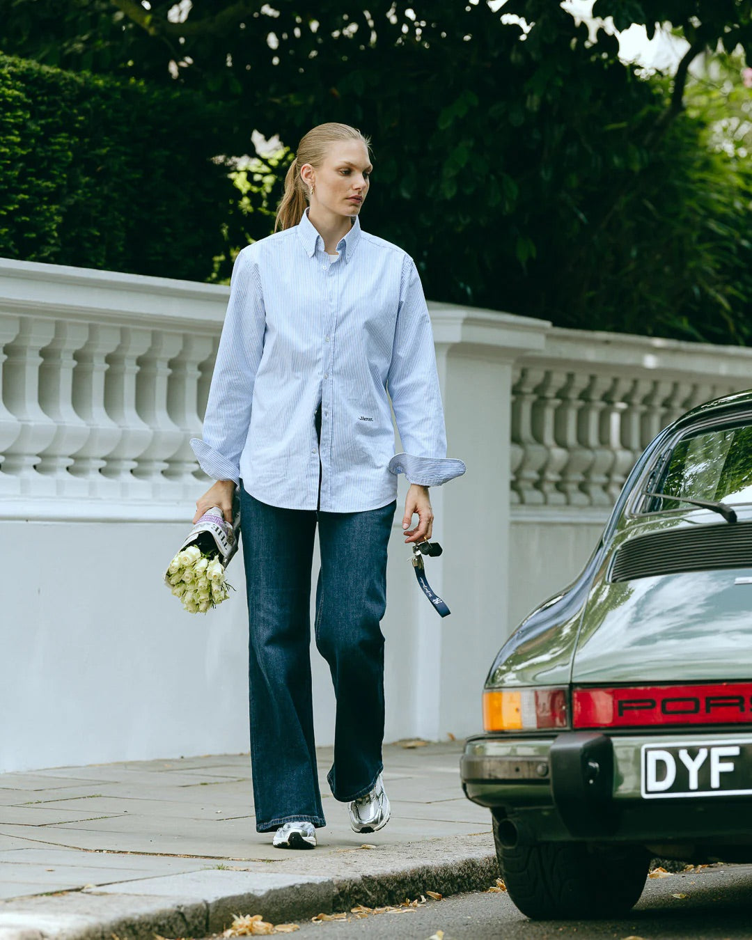 The Mercer Brand Re-Run Silver Sneaker - view 7