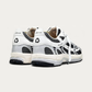 The Mercer Brand Re-Run White Silver Black Sneaker, back view