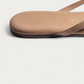 TKEES Foundation Cocobutter Leather Flip Flop, heel detail
