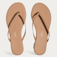 TKEES Foundation Cocobutter Leather Flip Flop, top view