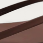 TKEES Lily Nudes Cappucino Brown Leather Flip Flop, strap and upper detail