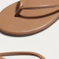 TKEES Tubular Lilly Cocobutter Ecru Flip Flop, strap and upper detail