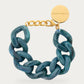Great Bracelet In Teal Marble by Vanessa Baroni, product photo on a soft off-white background