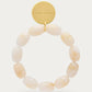Olive Flex Bracelet Pearl Marble by Vanessa Baroni, product photo on a soft off-white background