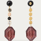 Rhinestone Clear Earring by Vanessa Baroni, product photo on a soft off-white background