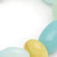 Close-up of the Unique Bracelet In Cloud Marble by Vanessa Baroni showing the beads