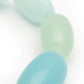 Close-up of the Unique Bracelet In Cloud Marble by Vanessa Baroni showing the beads