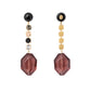 Rhinestone Clear Earring by Vanessa Baroni on a white background