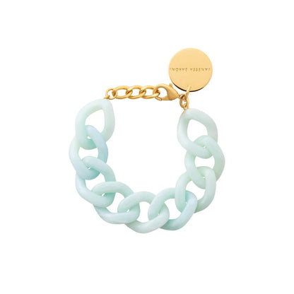 Flat Chain Bracelet In Cloud Marble