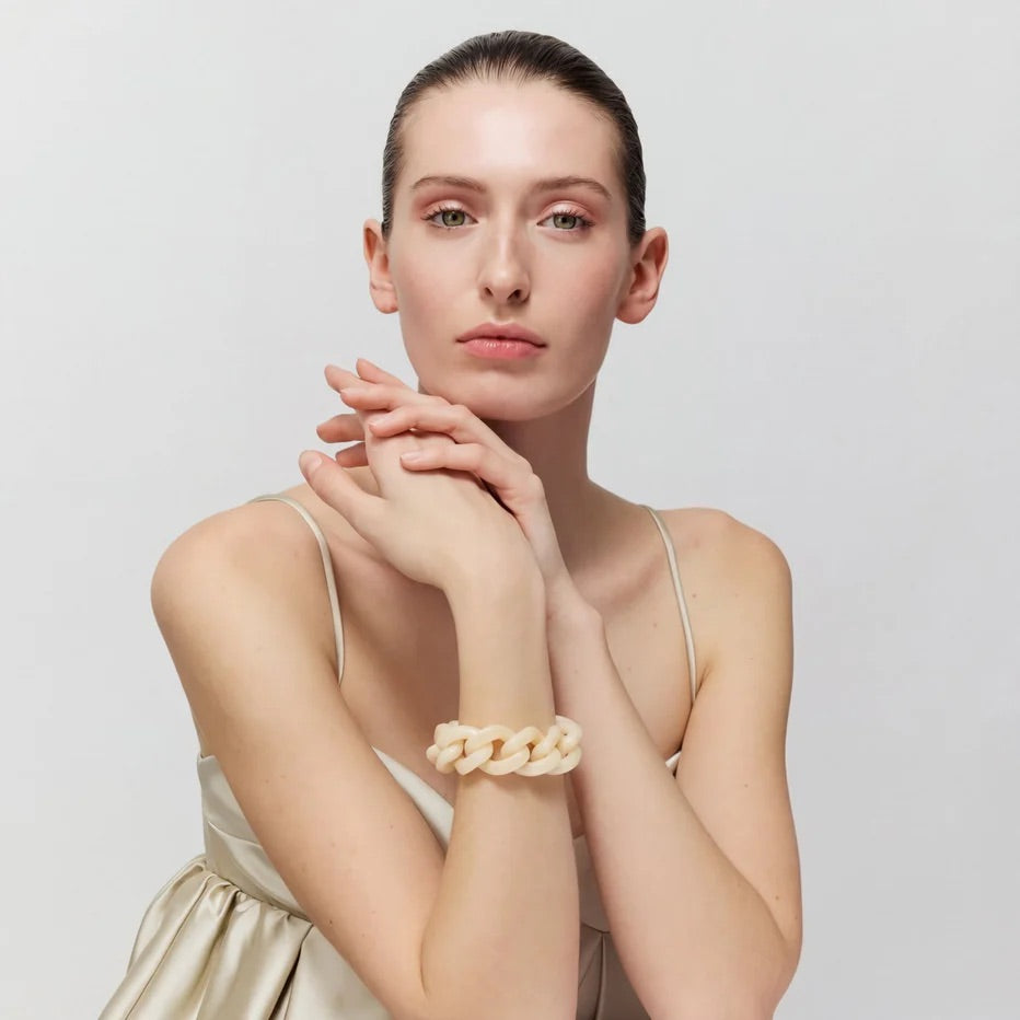 Great Bracelet In Latte Marble