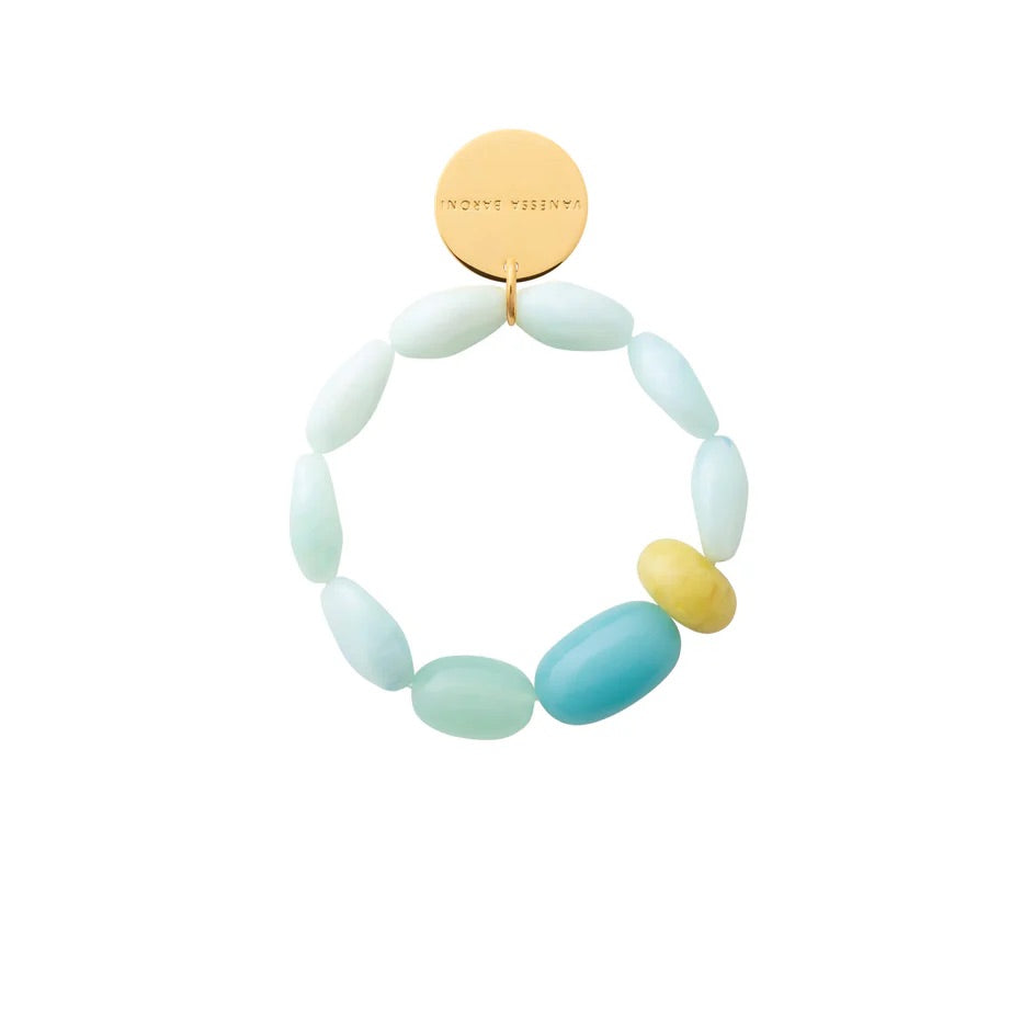 Unique Bracelet In Cloud Marble