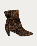 Anonymous Copenhagen Vully 50 jaguar print leather stiletto ankle boot, side profile