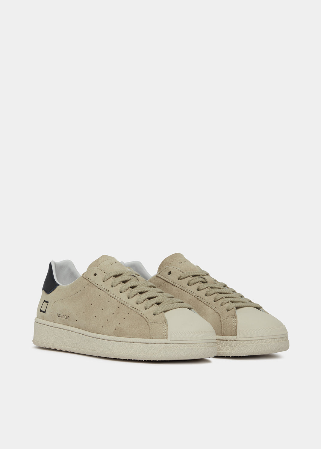 Cream sales leather sneakers