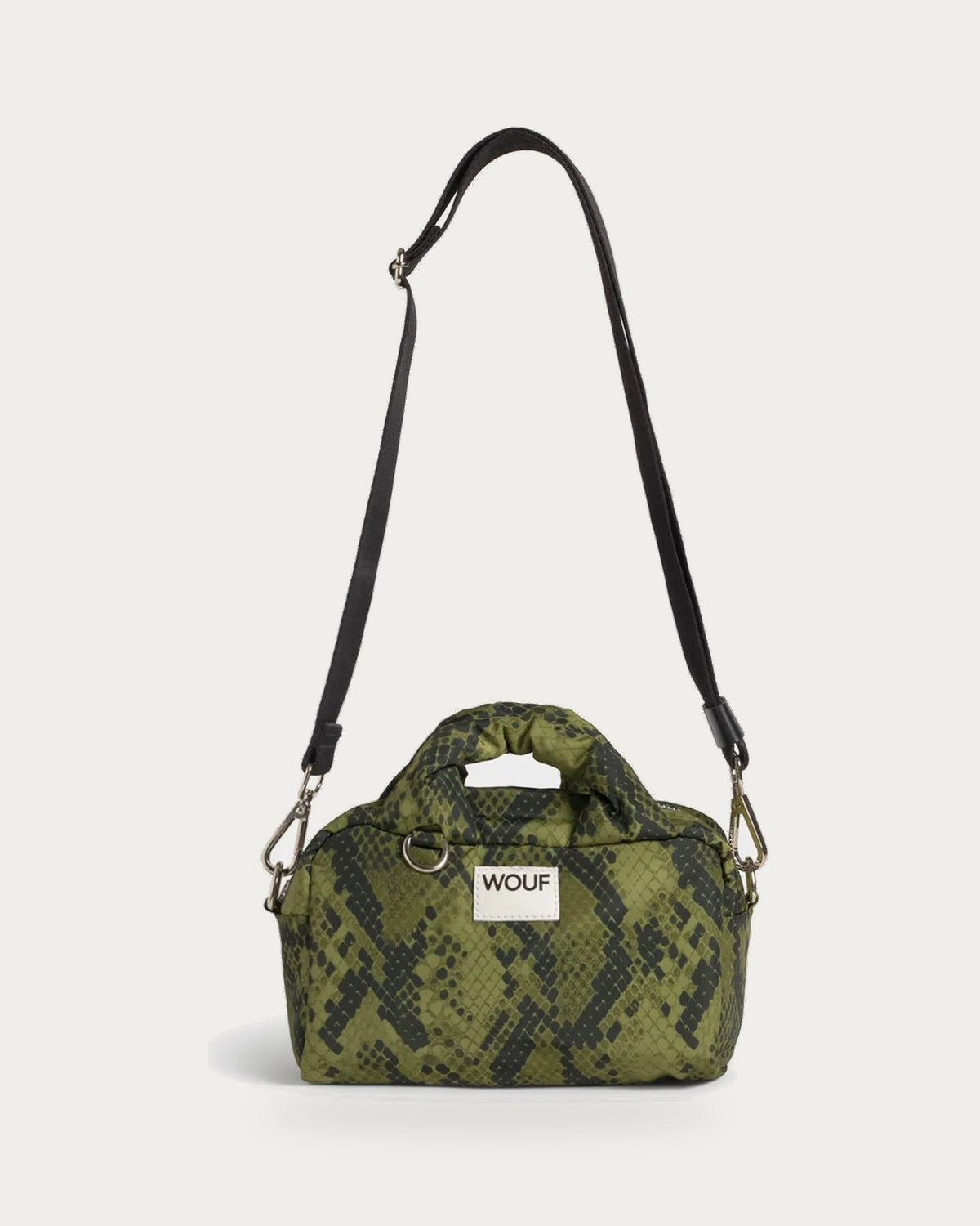 WOUF Cobra Bowling Bag – front view on soft stone background
