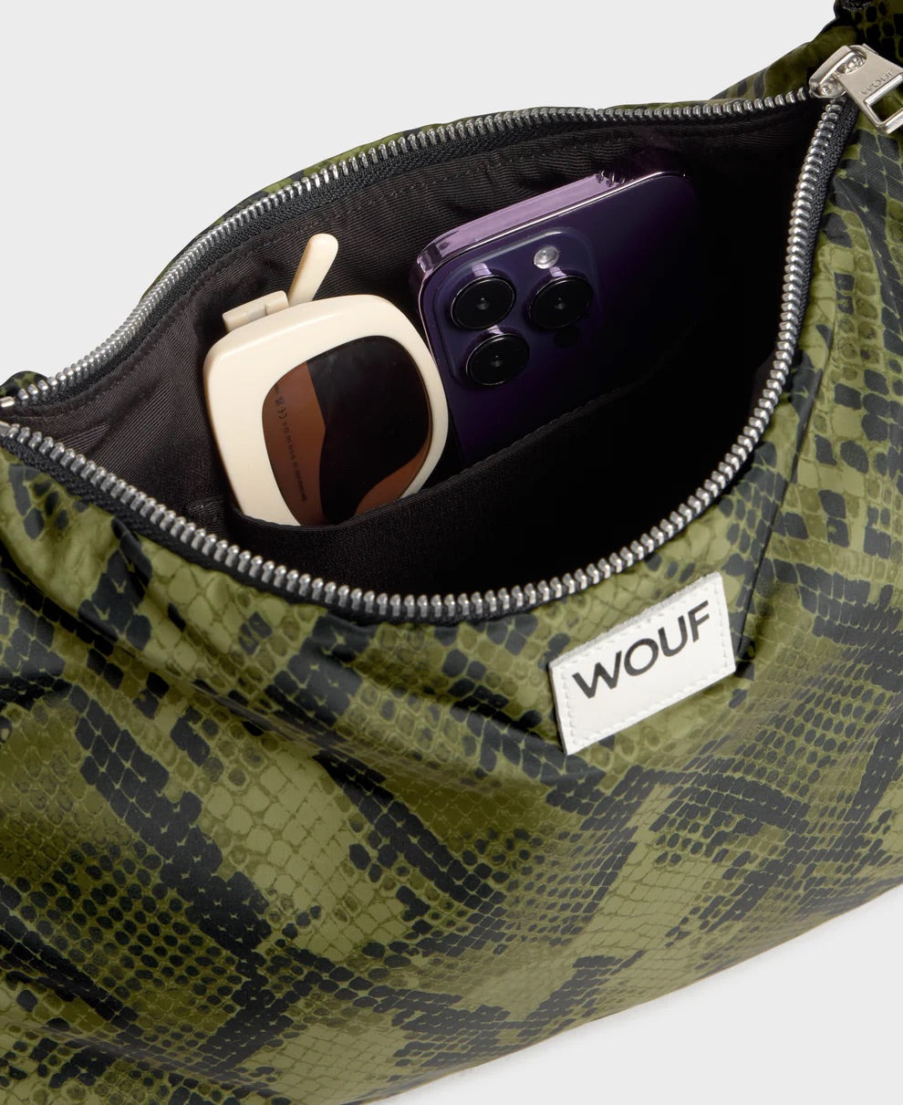 WOUF Cobra Hobo Bag in Recycled Fabric - view 4