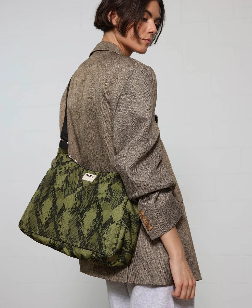 WOUF Cobra Hobo Bag in Recycled Fabric - view 5