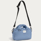 WOUF Royal Mini Bag in Recycled Fabric – front view on soft stone background