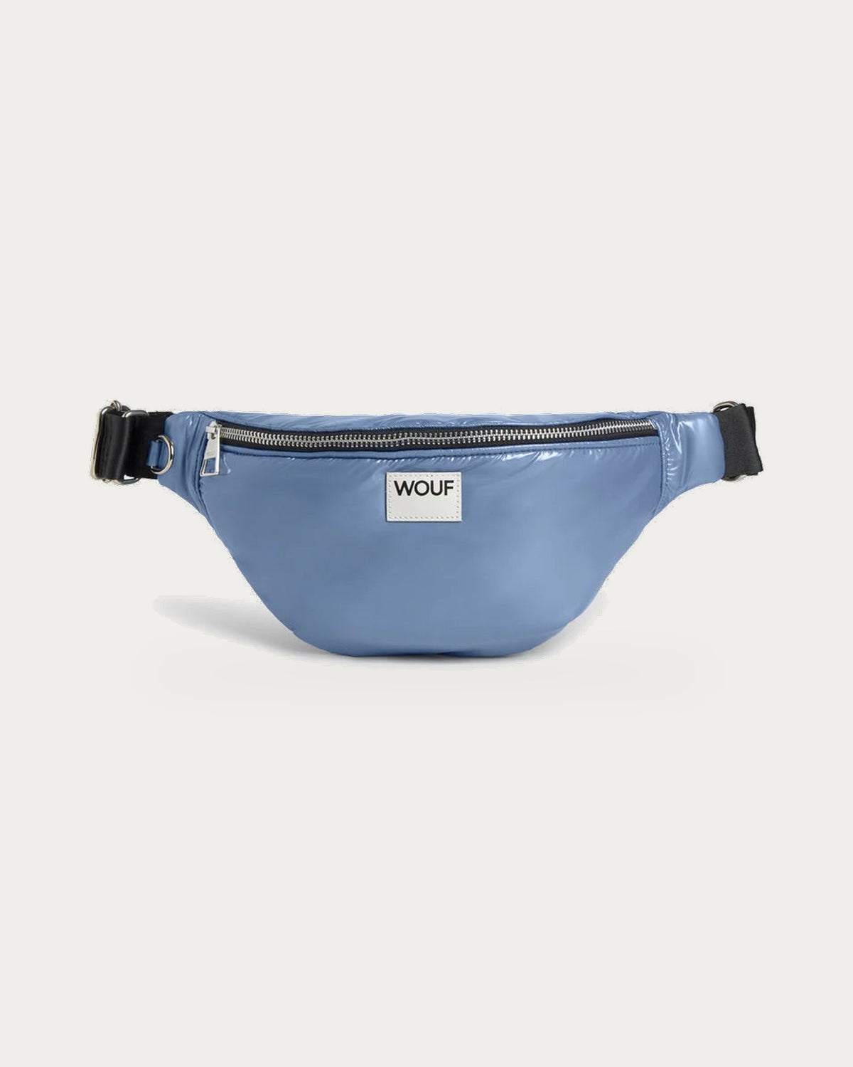 WOUF Royal Waistbag in Recycled Fabric – front view on soft stone background